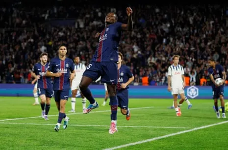 PSG Thrash Italian Rivals as Thuram Nets Double to Give Inter Victory at Dutch Giants