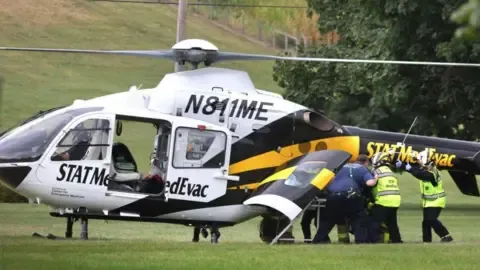 A group of law enforcement personnel wounded in the state of Pennsylvania, with three in grave condition